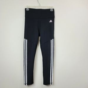 Adidas Climalite Triple stripe high waisted leggin
